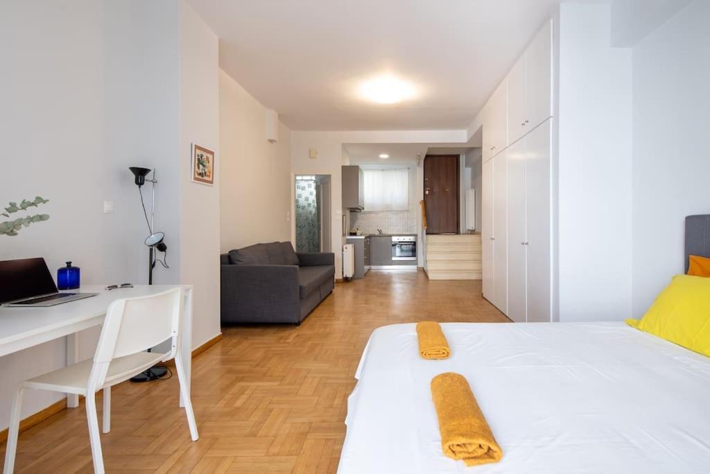 Newly Renovated, Quiet & Central Apartment In Kolonaki Athen Exterior foto